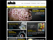 Tablet Screenshot of gallerystreet.com